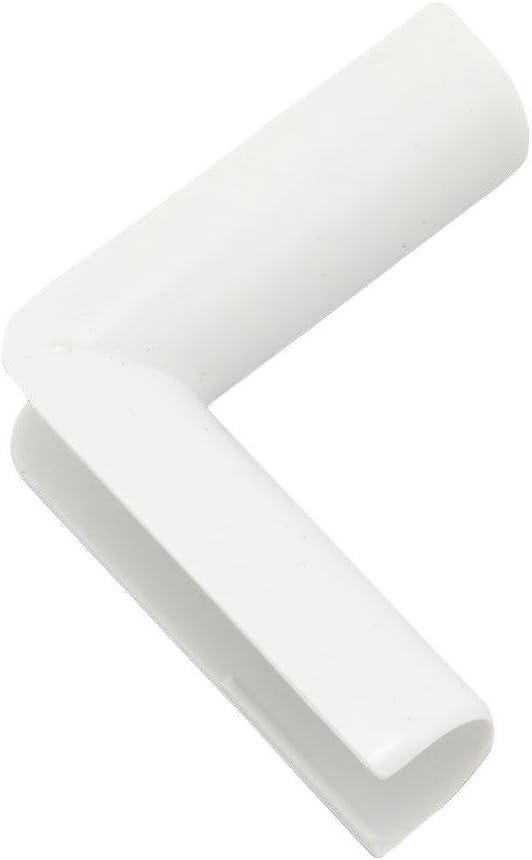 Legrand Wiremold C17 Cordmate Inside Elbow Elbow Cord Cover, Organizer for Wall, Holds 1 Cord or Cable, White (1 Pack)