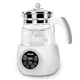 BabyExo Baby Formula Water Kettle,Precise Baby Water Kettle- Temperature Baby Milk Warmer for 24 Hours-1.2L BPA-Free Boil-Dry Protection Instant Water Warmer for Baby Formula