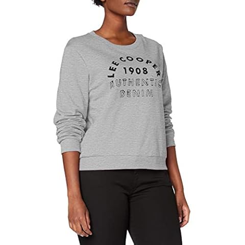 Lee Cooper Grey LC Crew Neck Sweatshirt Cover
