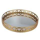 Assiette de style européen : fabriquée avec du verre, des alliages et des matériaux en bois de première qualité, et suffisamment pratique à utiliser, support de rangement pour bijoux