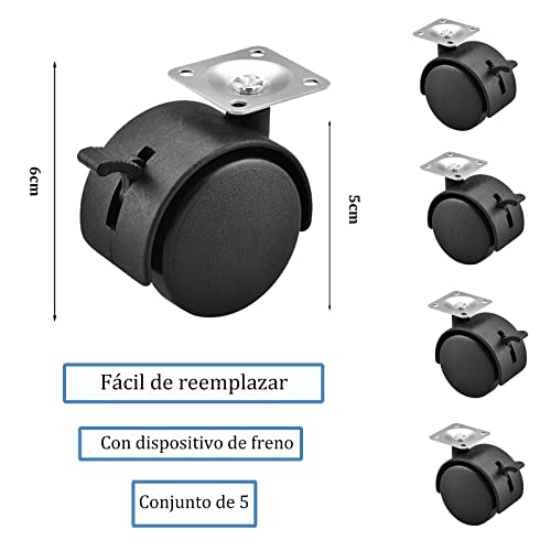 La Mejor review de Llantas para muebles con freno los mejores 5. 24 Imagen adicional
