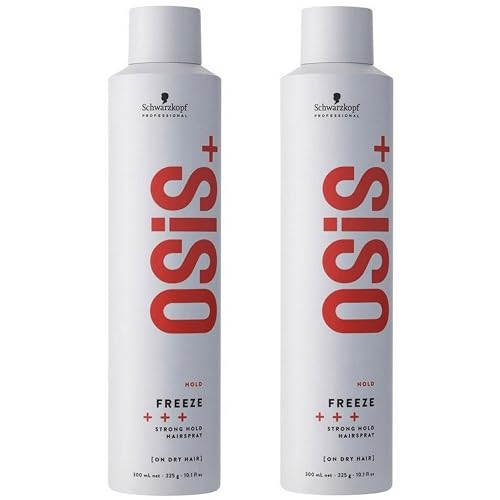 Spray cheveux Schwarzkopf Osis Freeze laque fixation forte anti frisottis