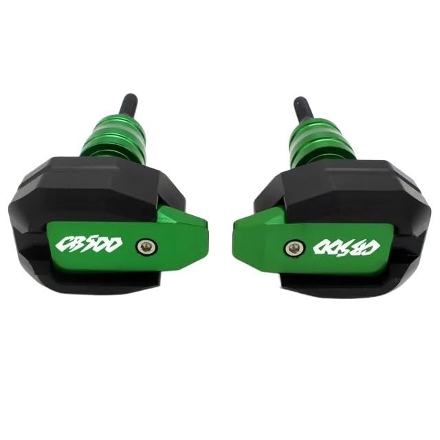 Sliders de cadre moto pour CB500F 2013-2018 couvercle moteur CNC vert