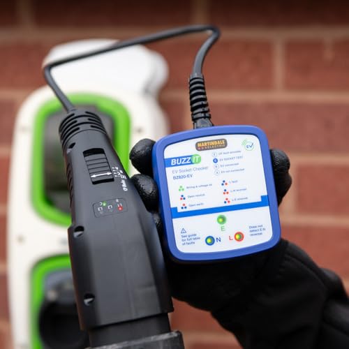 Probador de enchufe Martindale BZ820-EV para comprobar líneas eléctricas de EVSE 4