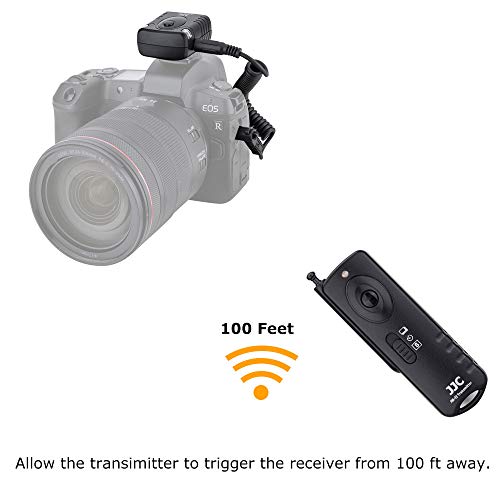 Jjc Radio Wireless Remote Control Shutter Release For Canon Eos Rebel T6 T7 T5 T8I T7I T6I T6S T5I T4I Sl3 Sl2 Sl1 Eos 2000D 70D 77D 80D 90D Eos R R6 Mark Ii R6 R7 R8 R10 Rp M5 M6 Mark Ii & More #TOP4