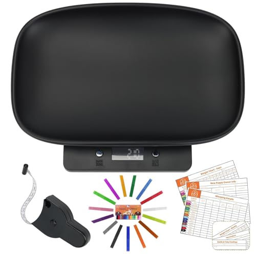 Digital Small Animals Scales for Weighing with Tape Measure, Puppy