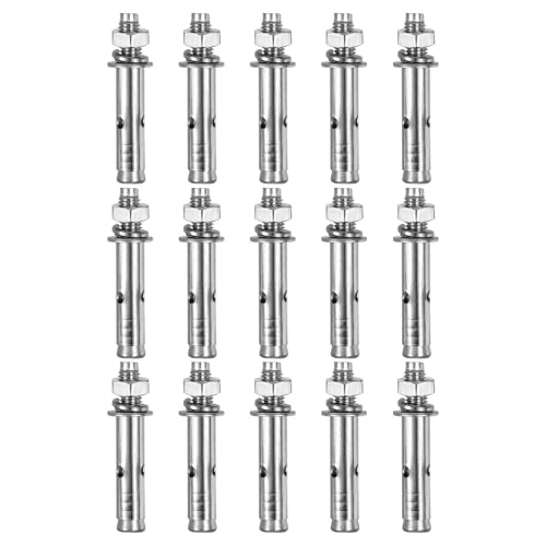 DTGN M8x60 Expansion Bolts 304 Stainless Steel for Concrete 50Pcs