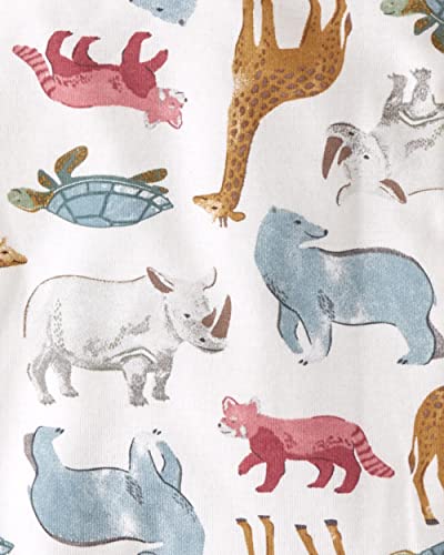Little Planet Baby 3-Pack Organic Cotton Short-Sleeve Rib, Endangered Species, 6 Months #TOP4