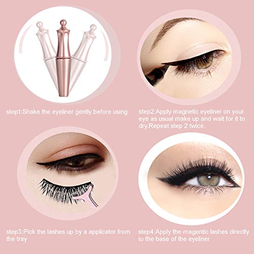 miaowang Purple Magnetic Eyelash and Eyeliner Kit #TOP10