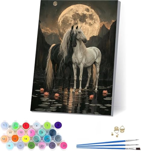 G n lp DIY yCgoCio[  h G fW^GZbg uVƃANGt hG l̃NtgANeBreB Paint by Numbers z[ ItBX av[g 80x110cm 9-