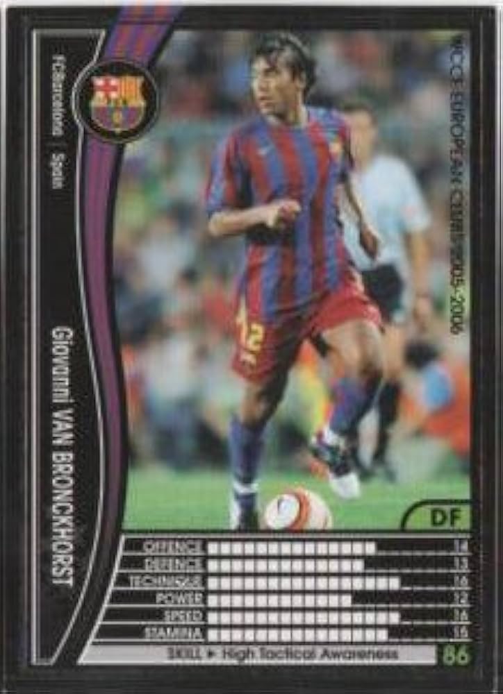 WCCF バルセロナ Amazon.co.jp: WCCF/05-06/FCバルセロナ/黒/278/ジオバンニ