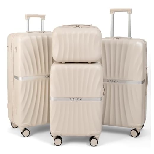 AAIVV 4-Piece Luggage Set for Travelers