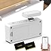 eLinkSmart Smart Cabinet Lock, Hidden No Drill Adhesive Magnetic Baby Proofing Child Proof Drawer Locks, Keyless RFID Bluetooth Cabinet Locks for Adults File Kitchen Cupboard Closet Liquor - White