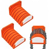 2er Set Kettensägen Wandhalterung, Kettensägenhalter für 12 Ketten