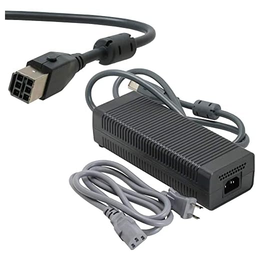 Yustda US Plug AC Adapter Power Supply Brick Cable for Microsoft Xbox 360 AD-20312L 203W 12v 16.5A