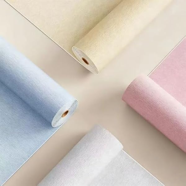 Nowoczesny panel sufitowy, zdejmowany papier kontaktowy, do dekoracji ścian sufitowych i wewnętrznych (różowy, 0,75 x 15 m)