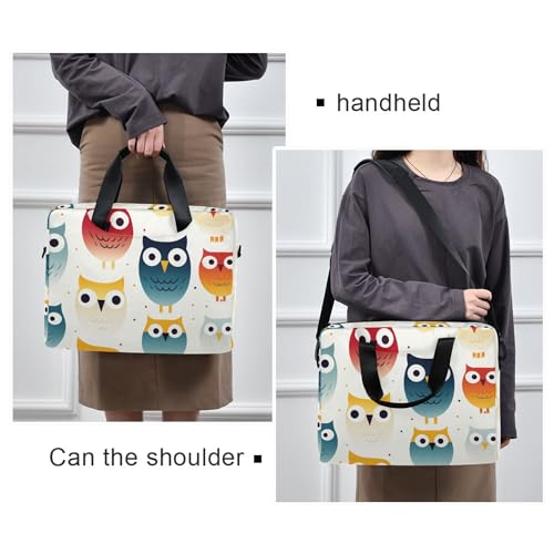 Bolso Cute Rainbow Owl para Portátil 13-15.6 Pulgadas miniatura 2
