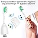 Aoremon Replacement Heads for Philips Sonicare e-Series HX7022/66 -fit Sonicare E Series Essence Xtreme Elite Advance and CleanCare Electric Toothbrush