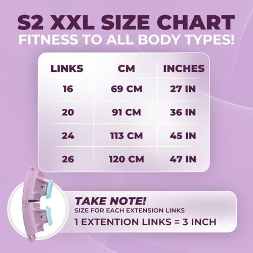 Swiss Activa+ S2 XXL PURPLE BLUE Xxl Smart Hula Hoop Adult thumb #6