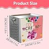 Commercial Countertop 12x9.5 Inches Pan Fried Ice Cream Machine, Fry Ice Cream Roll Machine, Instant Roll Ice Cream Maker with 2 Scrapers