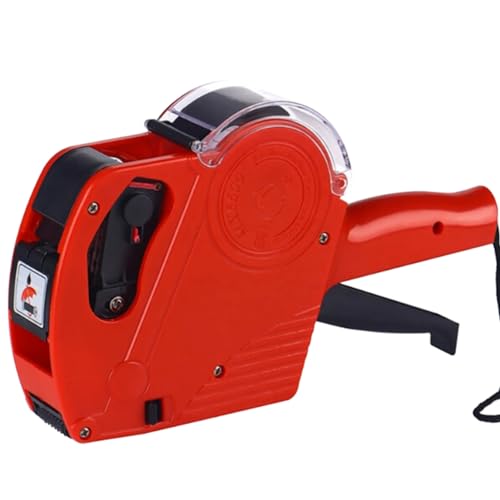 Etiquetadora Manual 8 Dígitos Vermelha - INNOVI CRAFT