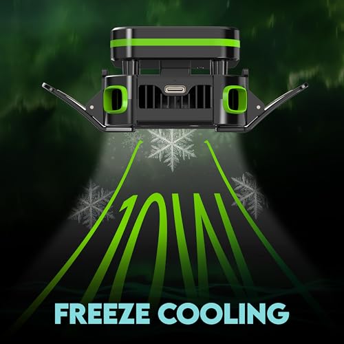 Image of SpinBot IceDot Core X1 Wireless Mobile Cooler | Portable Cooling with Detachable Battery | Smart AI, P1, P2 Mode for Temperature Control | 10W Freeze Cooling | Android & iOS Devices