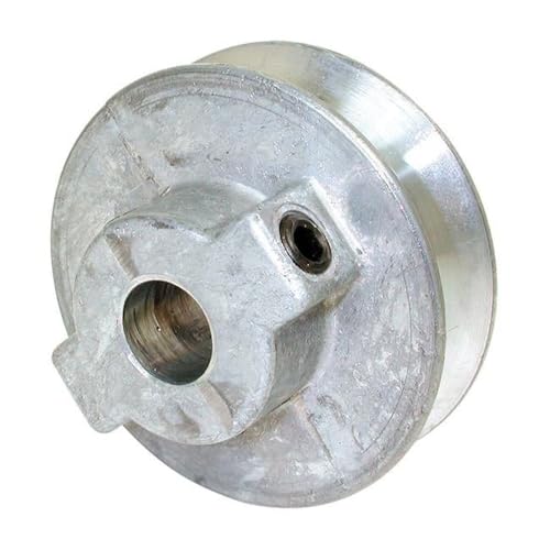 2.25 x 0.5 in. Zinc Silver Fixed Motor Pulley