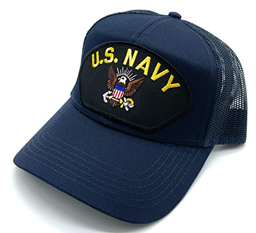 Gorra Ajustable de Béisbol de Malla Navy miniatura 1