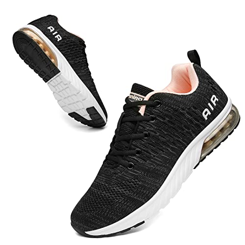 Mishansha Flach Sportschuhe Herren Damen Low-Top Fitnessschuhe Stoßdämpfung Verschleißfest Laufschuhe Sommer rutschfest Lässige Schuhe Klassisch Joggingschuhe, Rot 44