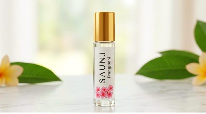 Frangipani Roll-On Attar, Pure Frangipane Fragrance, Long-Lasting Natural Scent 6ml-image-41