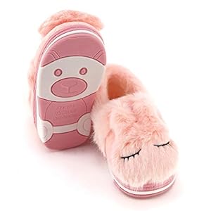 Toddler Boys Girls Doggy Winter Slippers
