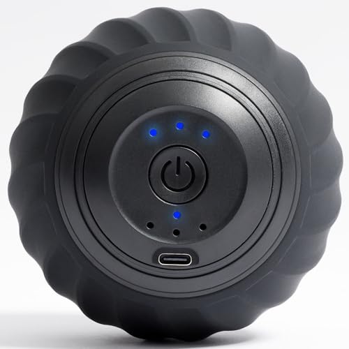 Frost Fit VibePro Pulse - Vibrating Massage Ball Massager - Deep Tissue Therapy Ball with 4 Speeds - Myofascial Release & Pain Relief