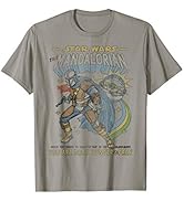 Star Wars Mandalorian Comic Poster T-Shirt