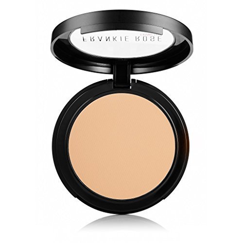 Frankie Rose CosmeticsPowder Foundation – Full Coverage Face Powder For Pores & Imperfections, Evens Out Skin Tone & Shine-Control | 58 Grams (Porcelain)