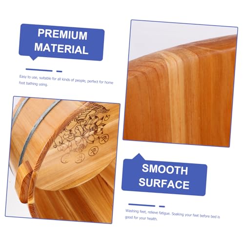 Cubeta de Madera para Spa de Pies Uso Doméstico y Exterior miniatura 6