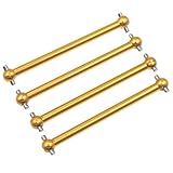 4-Pack Alloy Aluminum Duty Dogbone Shaft 8x51.5mm M608 Upgrade Parts For Elcetric Redcat Himoto 1/18 E18XBL Spino Buggy E18 E18MTL Mastadon BARREN