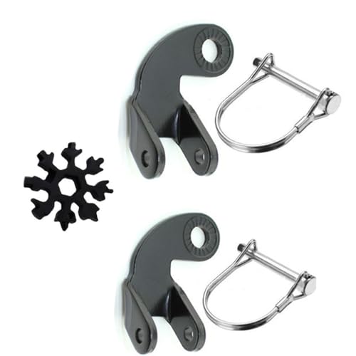 Fahrradanhänger Kupplung, 2 Stücke Anhängerkupplung mit Sicherungsstift, Universal Fahrradkupplungen Hundeanhänger Hundefahrradanhänger Hunde Anhänger
