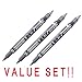 Produktbild Tombow Fudenosuke Brush Pen Twin Tip, Black & Gray, 3-PackValue set (With Our Shop Original Product Description) by Tombow