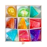 SILKY GEM - Treasure Box, Edible Crystal Candy, 16-18 Clusters, Multi Flavor, Kohakutou, Edible Gem, Vegan, Gluten Free, ASMR