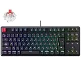【国内正規品】Keychron C3 Pro 8K RGB TKL 80%配列 JISレイアウト QMK 有線カスタムメカニカルキーボード ホットスワップ対応 LED発光 透過キーキャップ Windows・macOS対応 赤軸