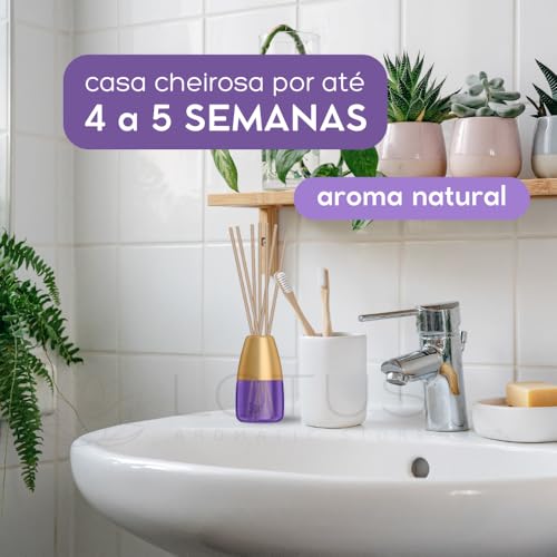 Difusor de Aromas Secar Sensações 5x100ml (Lavanda do Campo)