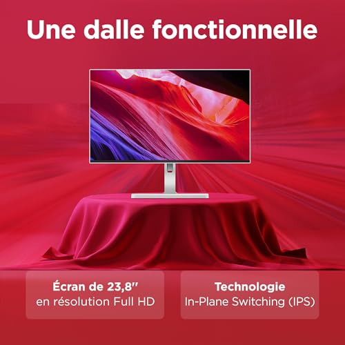 Écran Lenovo 67BDUAC6EU Full HD 23 8 - vue 8