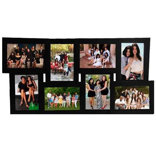 Porta Retrato Conjunto de Parede 10x15 - SC-08 Preto