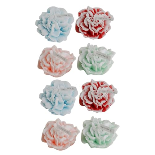 Bougies parfumées uniques en forme de fleur lot de 2 pour cadeau