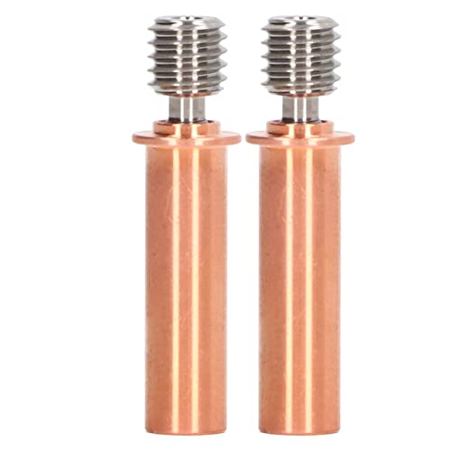 2 Piezas Cr6 Se Bimetal Heatbreak Actualización De Aleación De Metal Heatbreak Y Boquilla De Garganta Bimetálica De Cobre Para Impresora 3D Cr-6, All Metal Heat Break, Cr6-Se Heatbreak