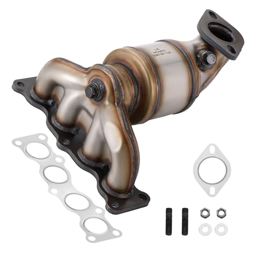 BDFHYK Front Exhaust Manifold Catalytic Converter with Gasket Kit Direct-Fit Compatible with Hyundai Santa Fe Sport 2017-2018 L4 2.4L, EPA Compliant, Replace 28510-2GCA0