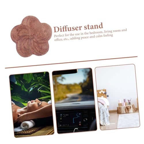Difusor aromático eléctrico de madera natural ABOOFAN miniatura 6