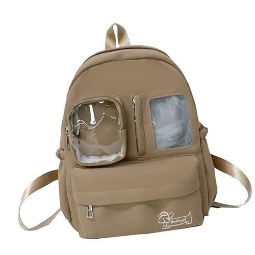 Mochila con pin de inserción de anime Itabag transpatente y bolsa de hombro cosplay