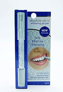 Absolute White New Formula Teeth Whitening Gel Pen Fine Bristles Soft Brush