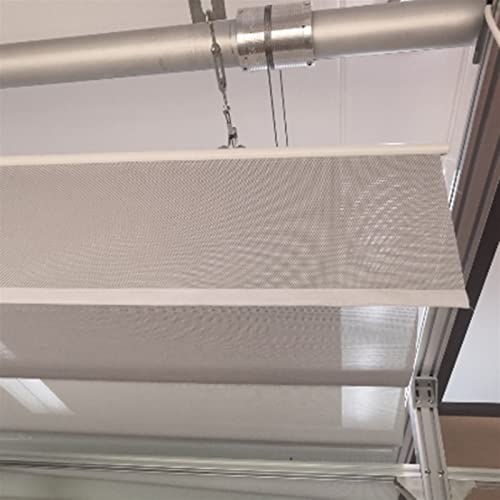 Housse d'ombrage rétractable vague auvent polyester extérieur terrasse